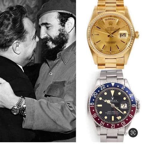 why did fidel castro wear two watches|fidel castro watches.